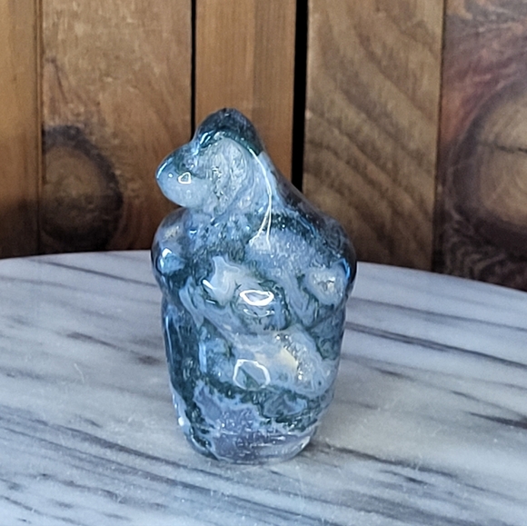 Agate Santa Skull - Picture 7 of 15